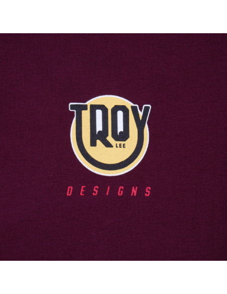 T-shirt femme Troy Lee Designs Happy Dayz - Bordeaux