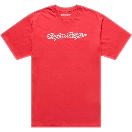 T-shirt enfant Troy Lee Designs Signature - Rouge
