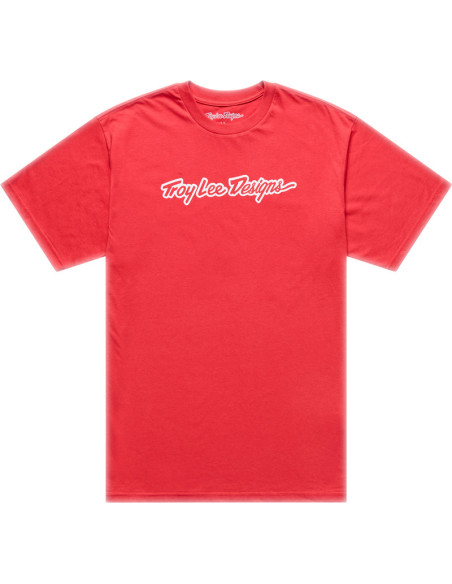 T-shirt enfant Troy Lee Designs Signature - Rouge