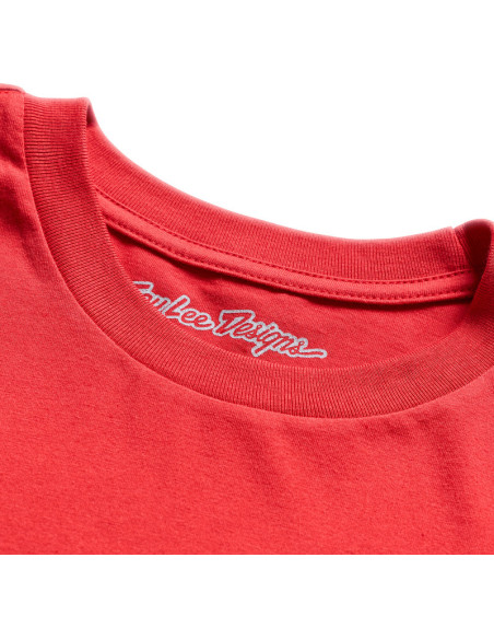 T-shirt enfant Troy Lee Designs Signature - Rouge
