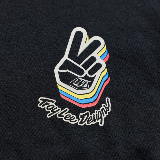 T-shirt enfant Troy Lee Designs Deuces - Noir