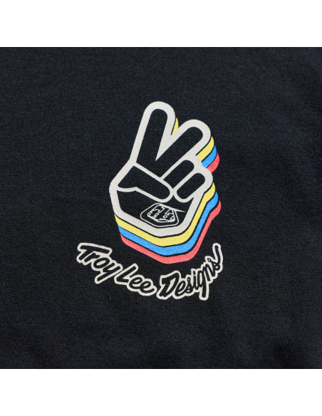 T-shirt enfant Troy Lee Designs Deuces - Noir