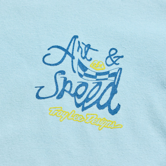 T-shirt enfant Troy Lee Designs Heritage - Bleu