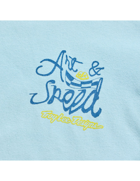 T-shirt enfant Troy Lee Designs Heritage - Bleu