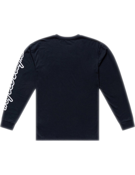 T-shirt manches longues Troy Lee Designs Signature - Noir
