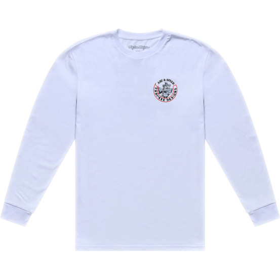 T-shirt manches longues Troy Lee Designs Carb Club - Blanc