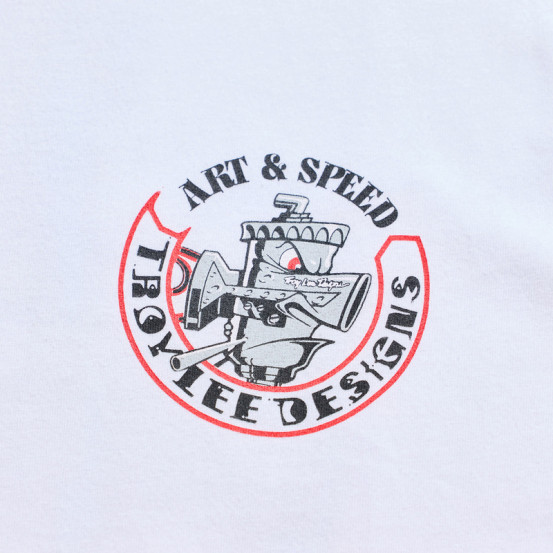 T-shirt manches longues Troy Lee Designs Carb Club - Blanc