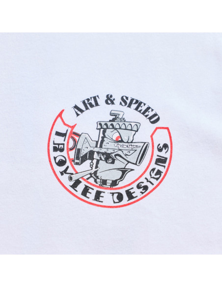 T-shirt manches longues Troy Lee Designs Carb Club - Blanc