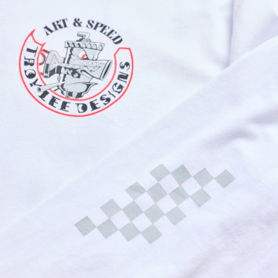 T-shirt manches longues Troy Lee Designs Carb Club - Blanc