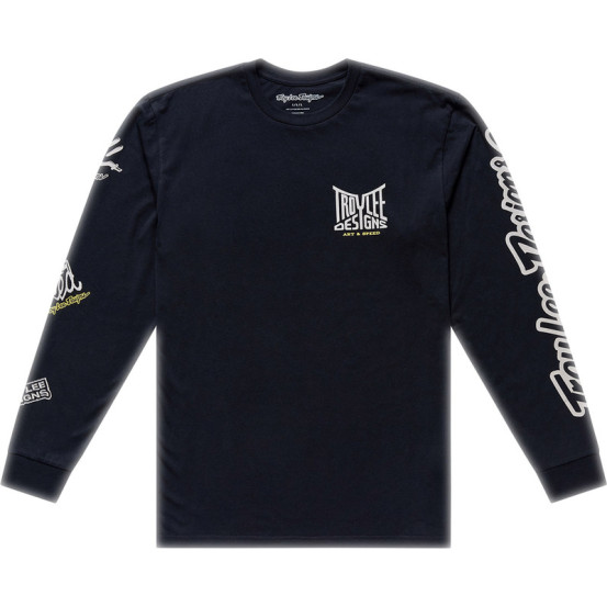 T-shirt manches longues Troy Lee Designs Handlebar - Noir