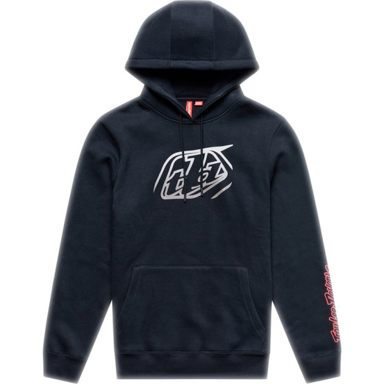 Sweat à capuche Troy Lee Designs Badge - Noir Gris