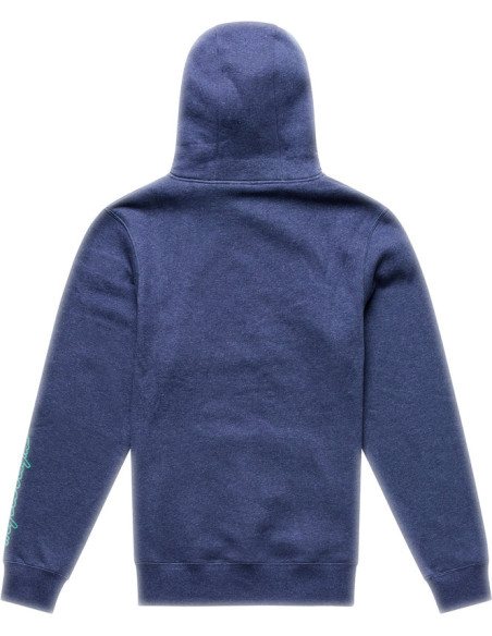 Sweat à capuche Troy Lee Designs Badge - Bleu marine chiné