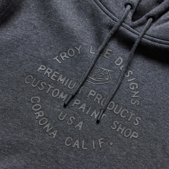 Sweat à capuche Troy Lee Designs Imprint - Noir chiné