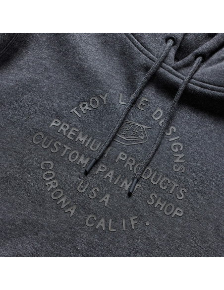 Sweat à capuche Troy Lee Designs Imprint - Noir chiné