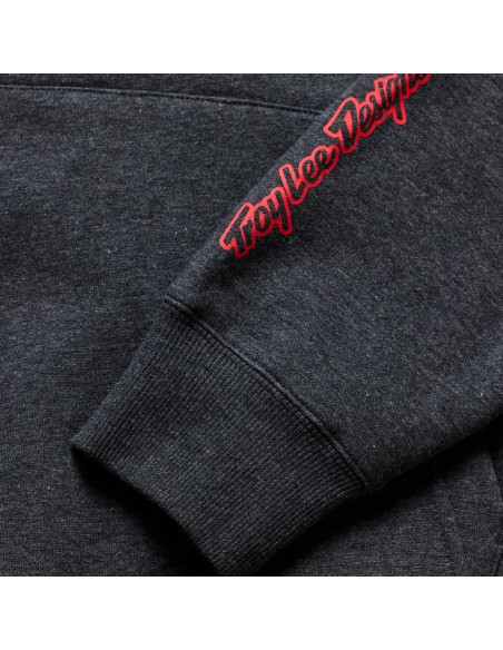 Sweat à capuche Troy Lee Designs Imprint - Noir chiné