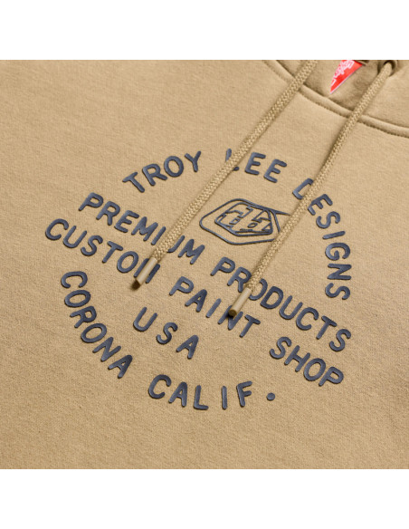 Sweat à capuche Troy Lee Designs Imprint - Terre de Sienne