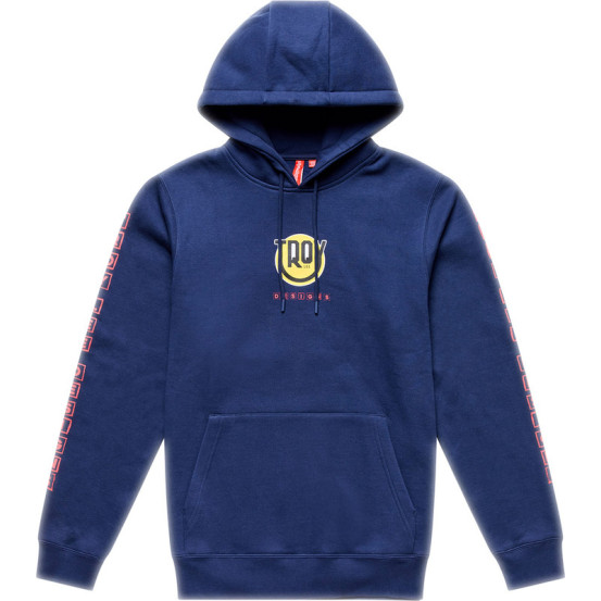 Sweat à capuche Troy Lee Designs Happy Dayz - Bleu marine