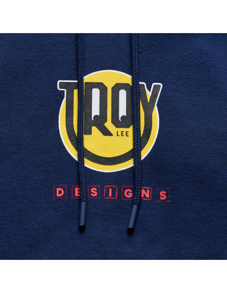 Sweat à capuche Troy Lee Designs Happy Dayz - Bleu marine