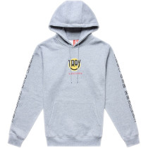 Sweat à capuche Troy Lee Designs Happy Dayz - Gris chiné