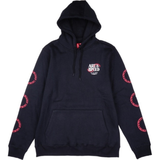 Sweat à capuche Troy Lee Designs Pink Slips - Noir
