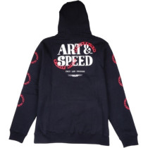 Sweat à capuche Troy Lee Designs Pink Slips - Noir 2