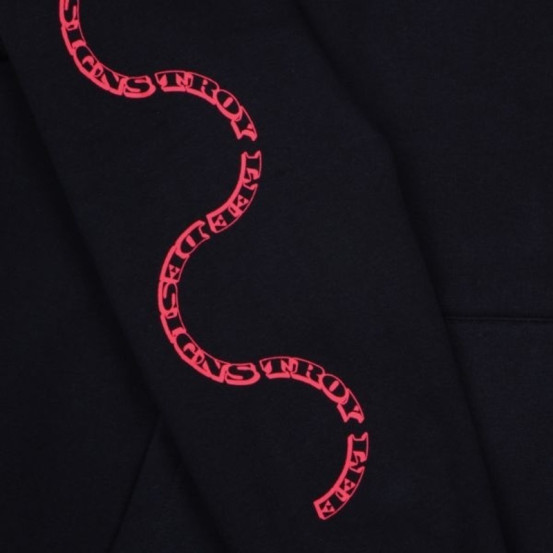 Sweat à capuche Troy Lee Designs Pink Slips - Noir