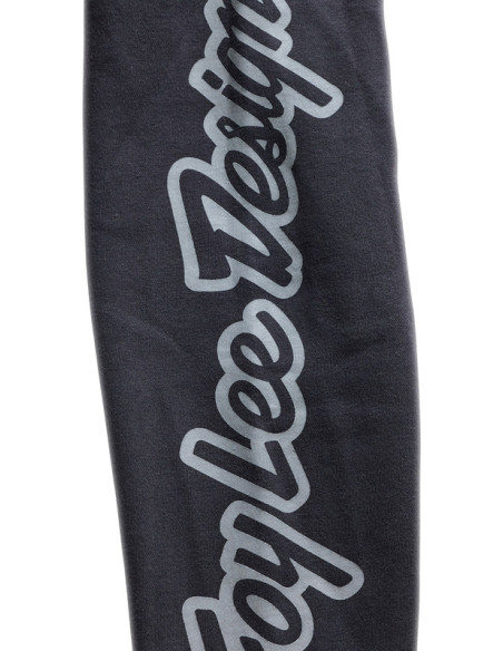 Sweat à capuche Troy Lee Designs Branded - Carbone
