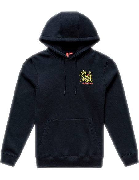 Sweat à capuche Troy Lee Designs Heritage - Noir