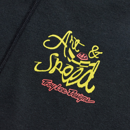 Sweat à capuche Troy Lee Designs Heritage - Noir