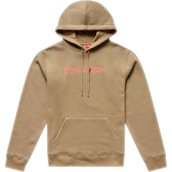 Sweat à capuche femme Troy Lee Designs Signature - Terre de Sienne