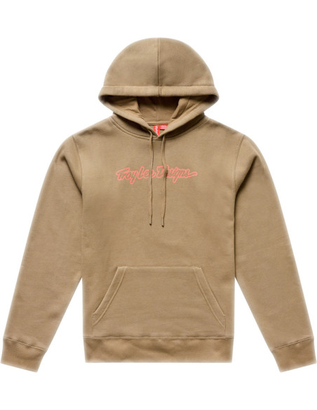 Sweat à capuche femme Troy Lee Designs Signature - Terre de Sienne