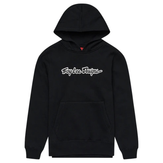 Sweat à capuche femme Troy Lee Designs Signature - Noir