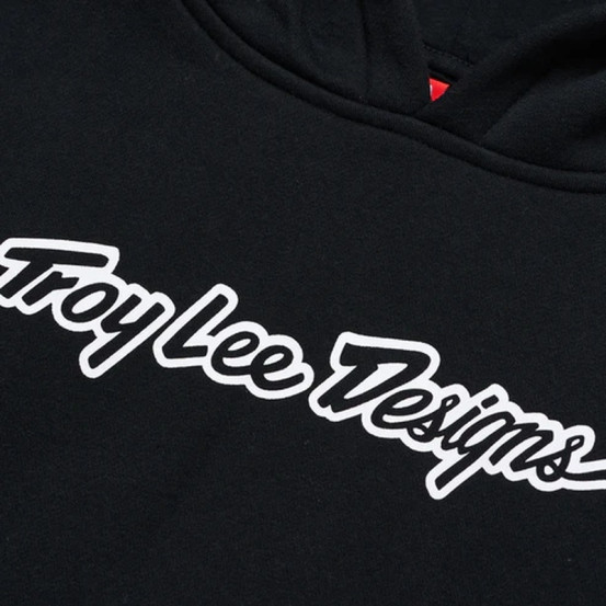 Sweat à capuche femme Troy Lee Designs Signature - Noir