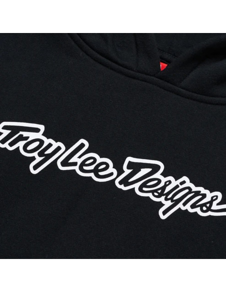 Sweat à capuche femme Troy Lee Designs Signature - Noir