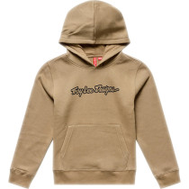 Sweat à capuche enfant Troy Lee Designs Signature - Terre de Sienne