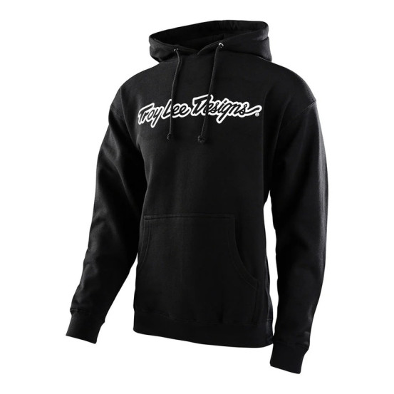 Sweat à capuche enfant Troy Lee Designs Signature - Noir