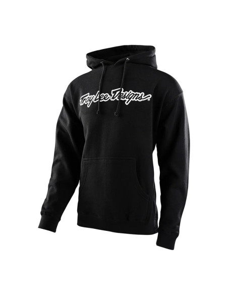 Sweat à capuche enfant Troy Lee Designs Signature - Noir