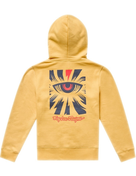 Sweat à capuche enfant Troy Lee Designs Cyborg - Melon délavé