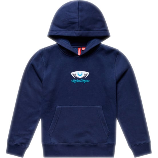 Sweat à capuche enfant Troy Lee Designs Cyborg - Bleu marine