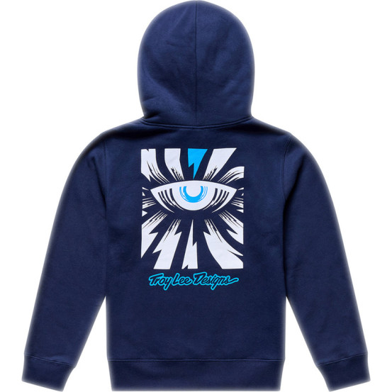 Sweat à capuche enfant Troy Lee Designs Cyborg - Bleu marine