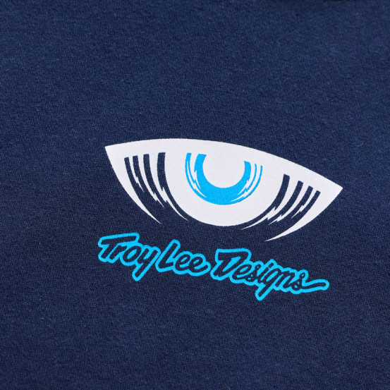 Sweat à capuche enfant Troy Lee Designs Cyborg - Bleu marine