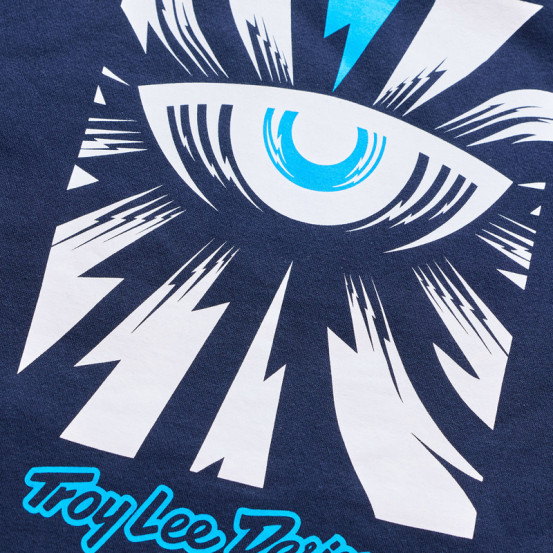 Sweat à capuche enfant Troy Lee Designs Cyborg - Bleu marine