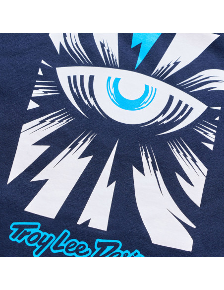 Sweat à capuche enfant Troy Lee Designs Cyborg - Bleu marine