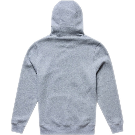 Sweat zippé à capuche Troy Lee Designs Signature - Gris chiné Rouge