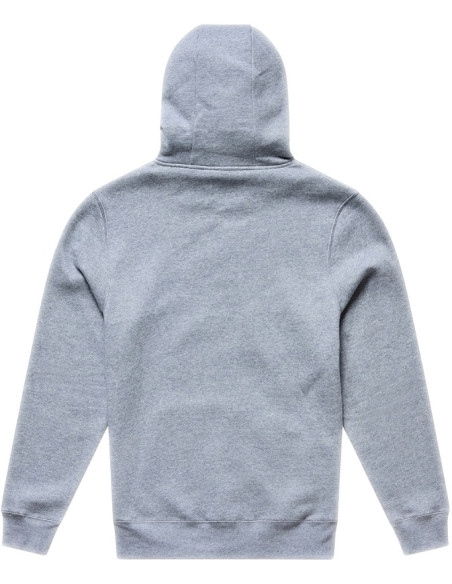 Sweat zippé à capuche Troy Lee Designs Signature - Gris chiné Rouge