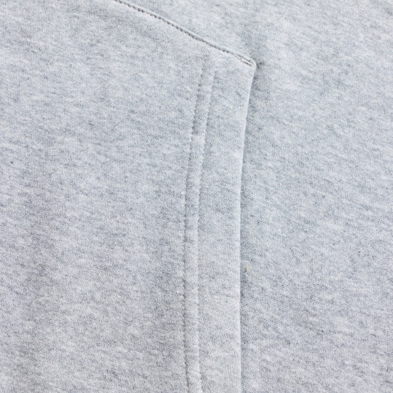 Sweat zippé à capuche Troy Lee Designs Signature - Gris chiné Rouge