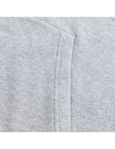 Sweat zippé à capuche Troy Lee Designs Signature - Gris chiné Rouge