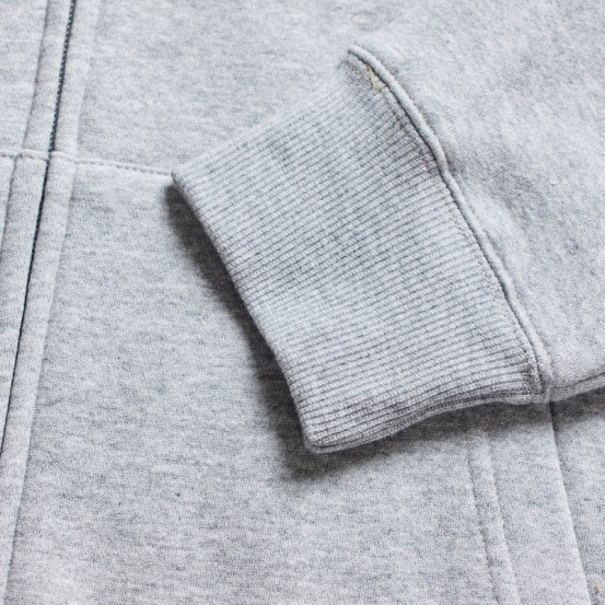 Sweat zippé à capuche Troy Lee Designs Signature - Gris chiné Rouge