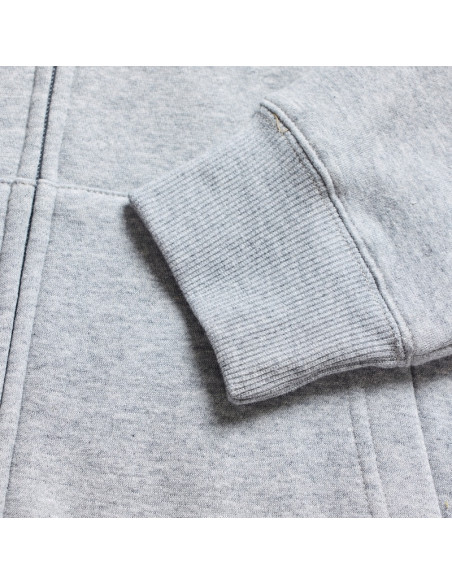 Sweat zippé à capuche Troy Lee Designs Signature - Gris chiné Rouge