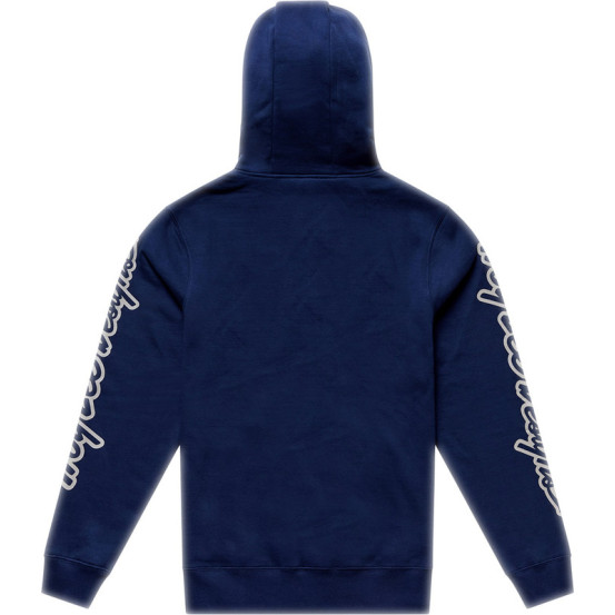 Sweat zippé à capuche Troy Lee Designs Badge - Bleu marine Vert sauge